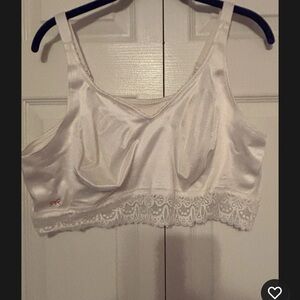 RUBY RIBBON LACE DEMIETTE  44 #3033 White  Preowned